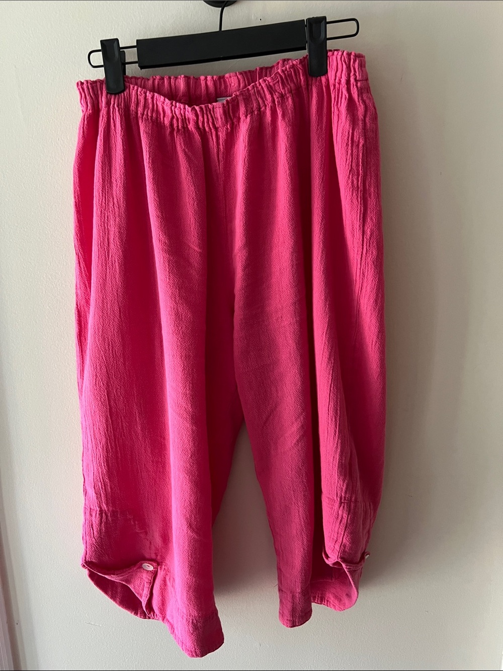 Oh My Gauze! Hot Pink Gauze Fabric Top